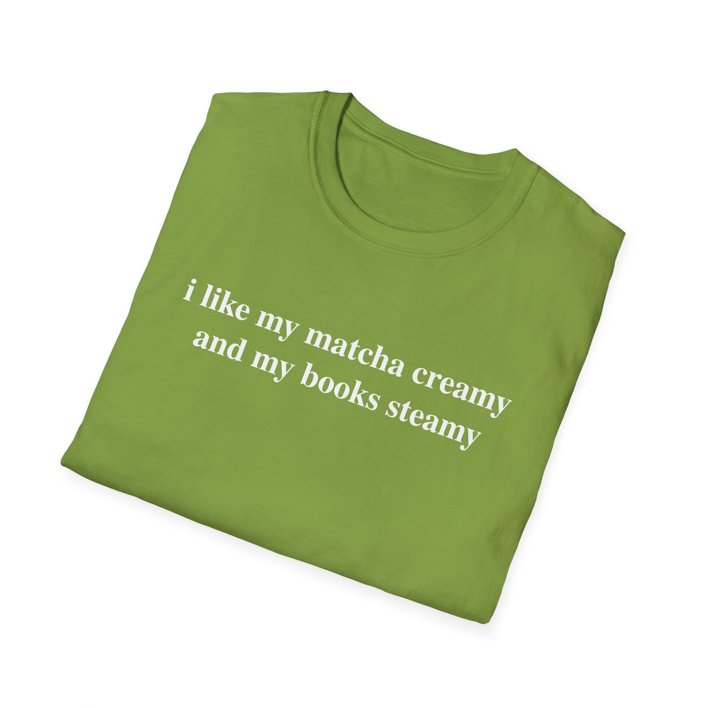 Creamy Matcha & Steamy Books Tee