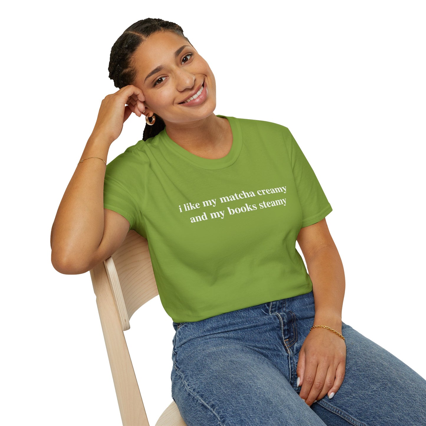 Creamy Matcha & Steamy Books Tee