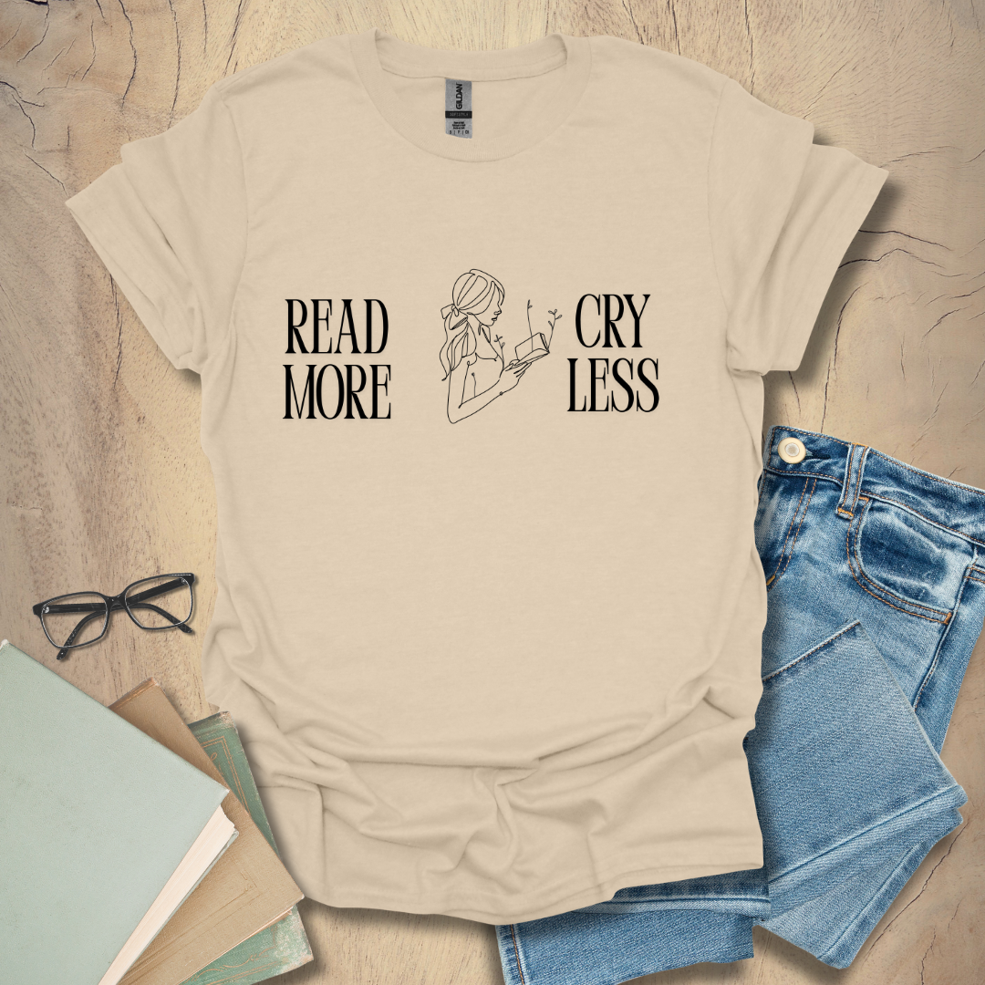 Read More Cry Less - Blooming Edition Tee