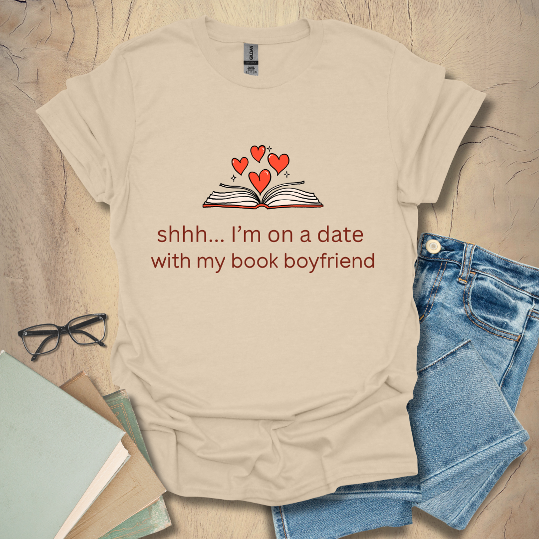 On A Date With My Book BF Tee