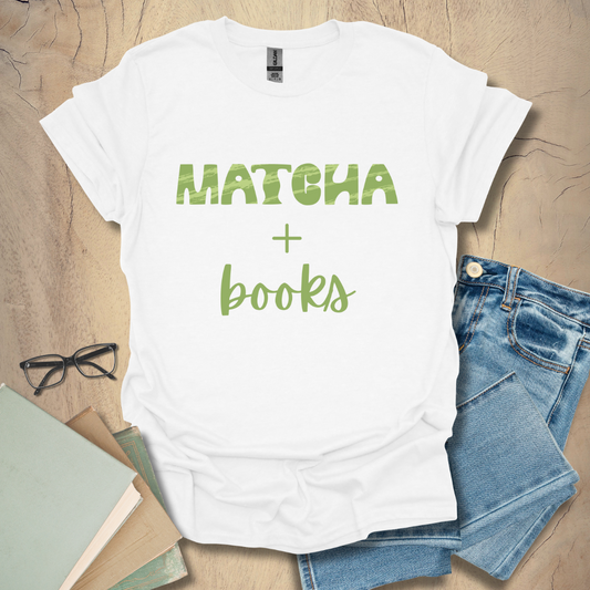 Matcha + Books Tee