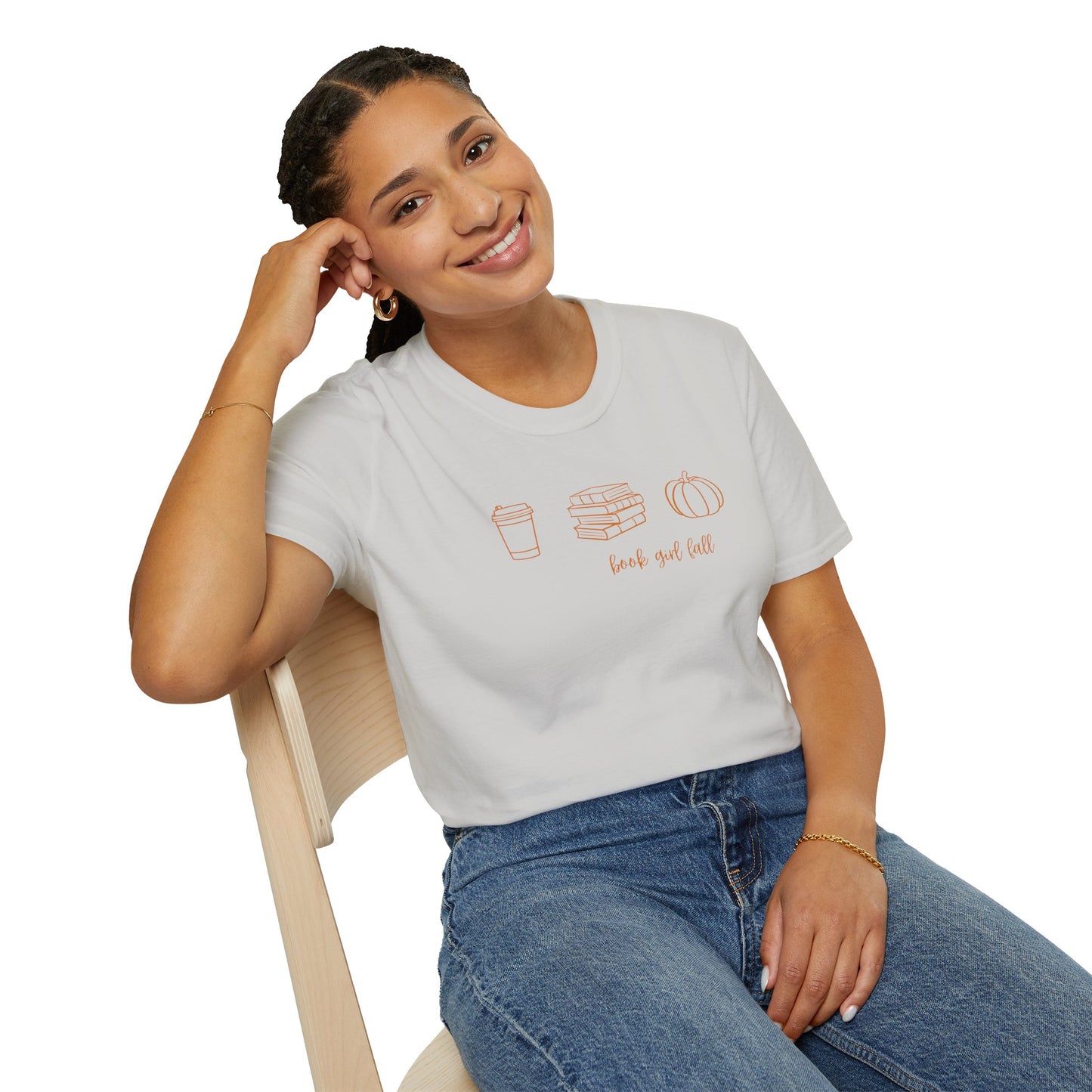 Book Girl Fall - Orange Edition Tee