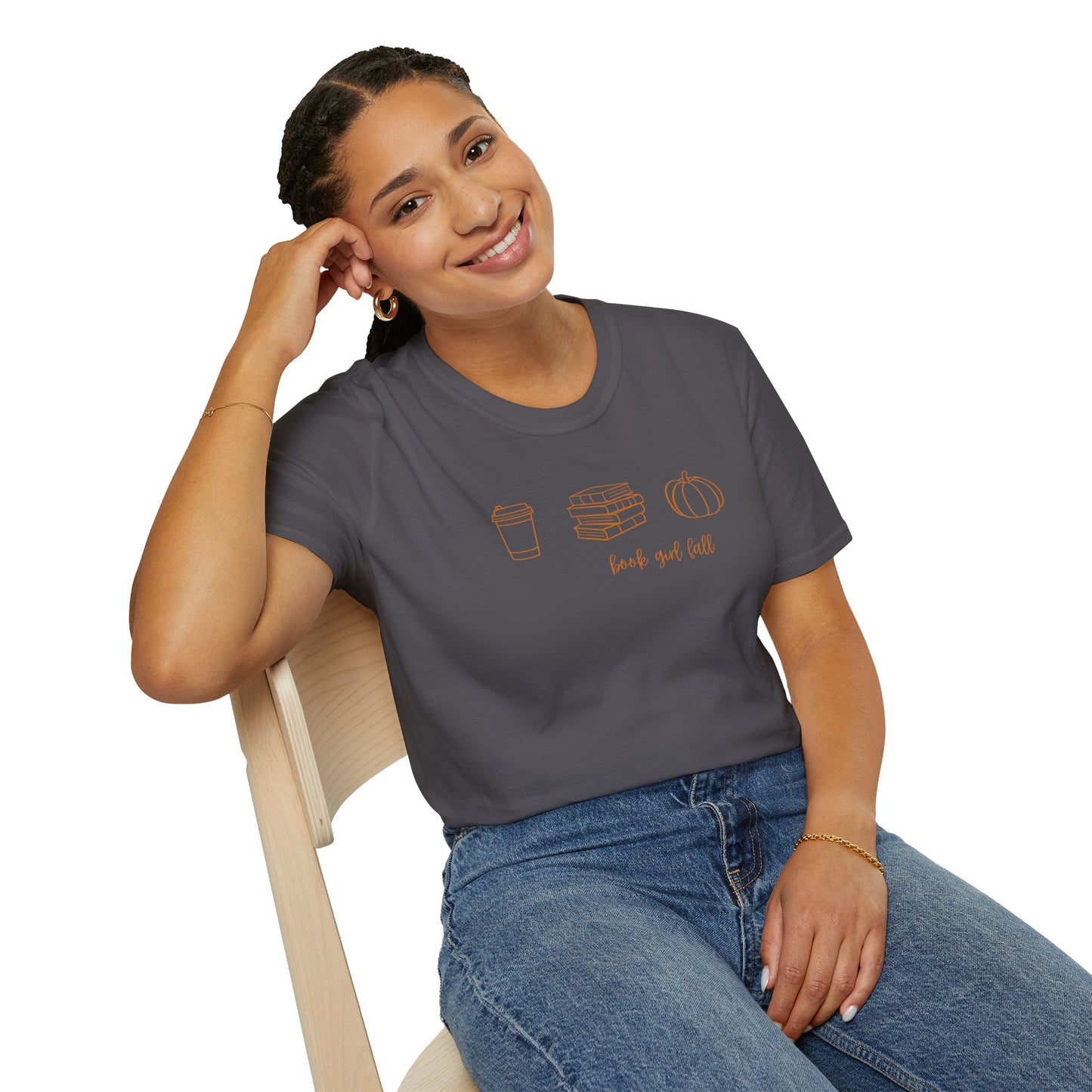 Book Girl Fall - Orange Edition Tee