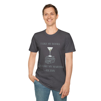 Filthy Books & Dirty Martinis Tee