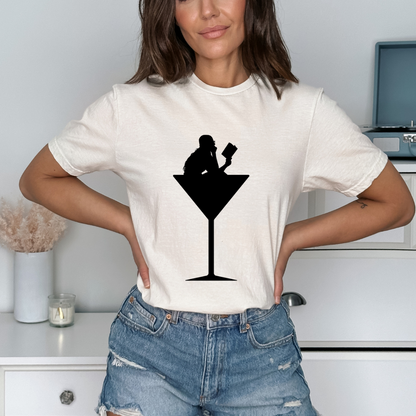 Reading In A Martini Tee