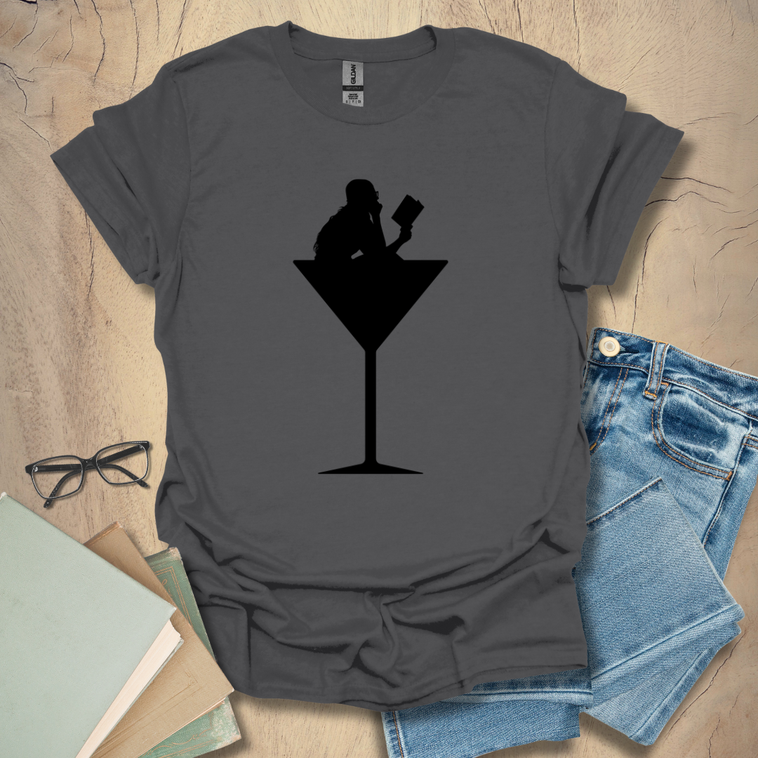 Reading In A Martini Tee
