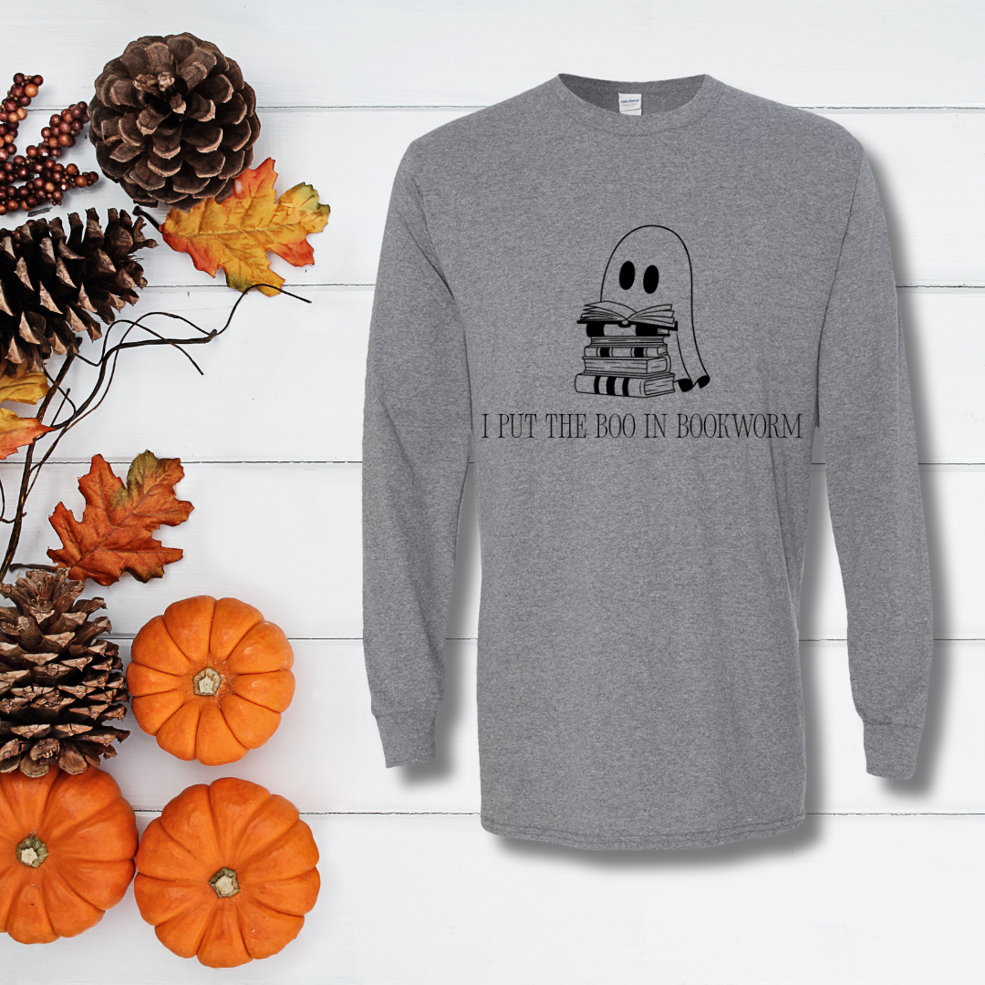 Boo In Bookworm Long Sleeve