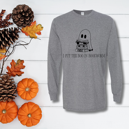 Boo In Bookworm Long Sleeve