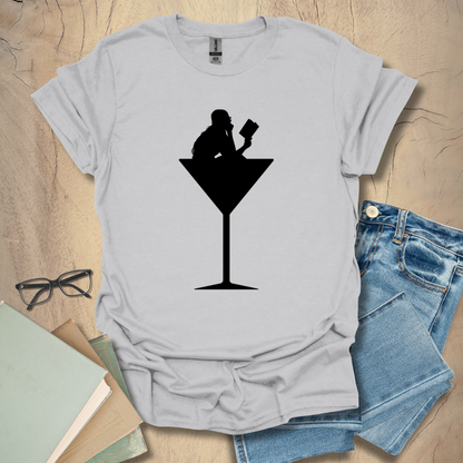 Reading In A Martini Tee