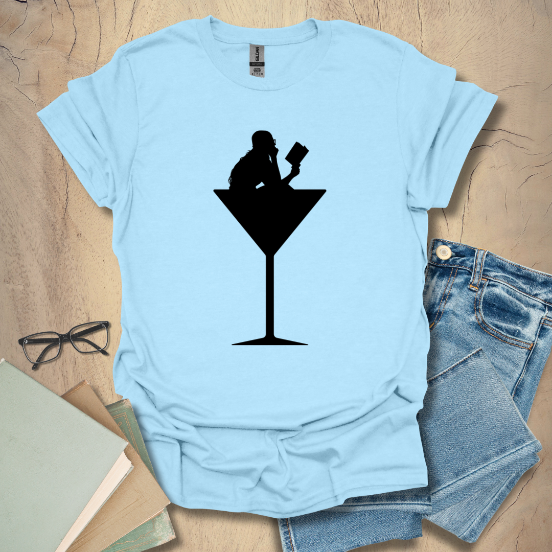 Reading In A Martini Tee
