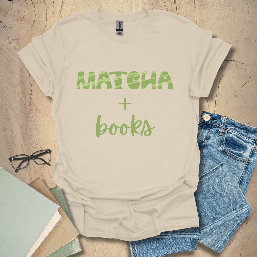Matcha + Books Tee