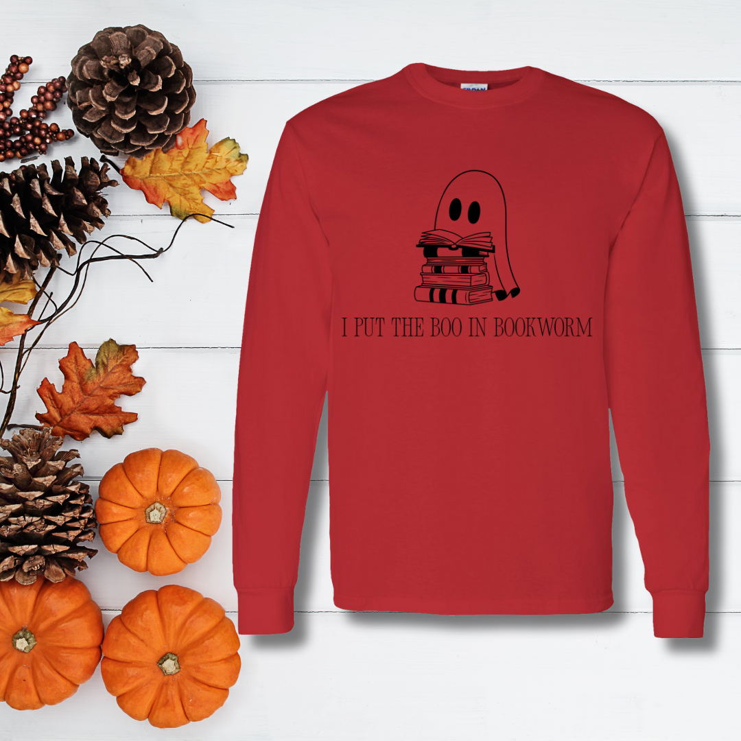 Boo In Bookworm Long Sleeve
