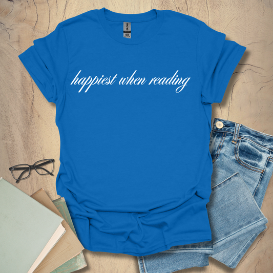 Happiest When Reading Tee