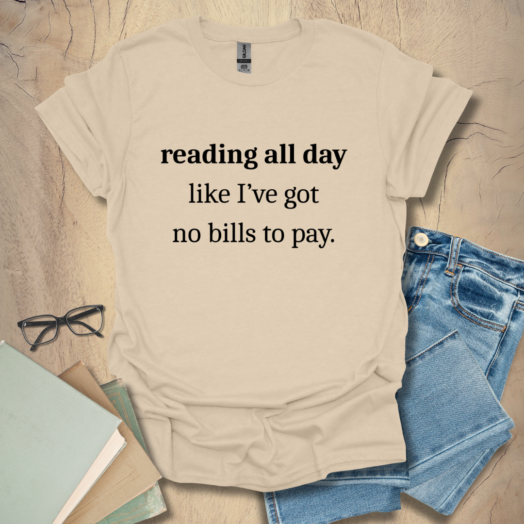 Reading All Day Tee