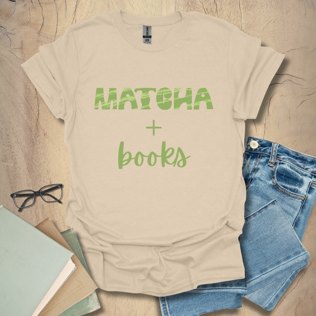 Matcha + Books Tee