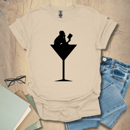 Reading In A Martini Tee
