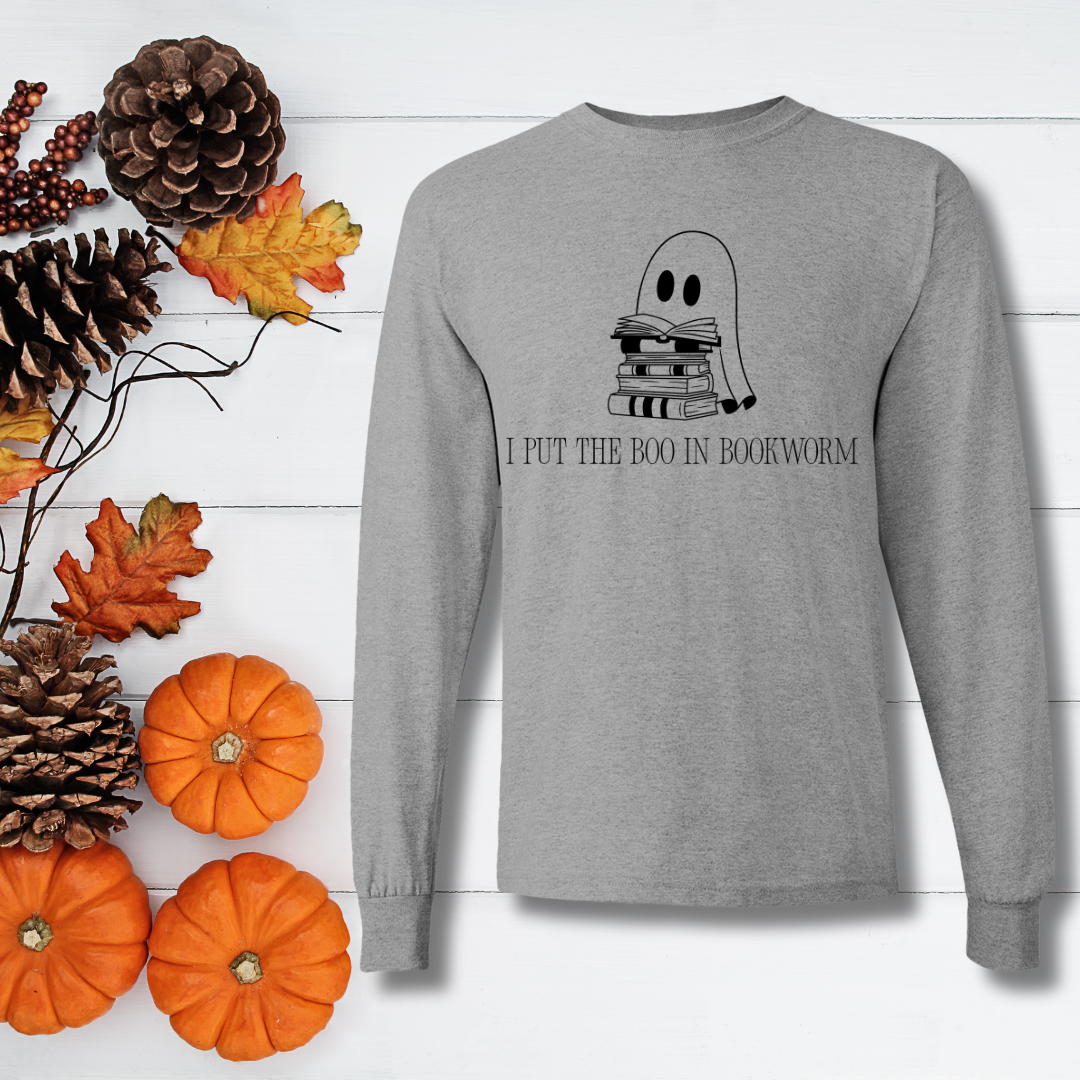 Boo In Bookworm Long Sleeve