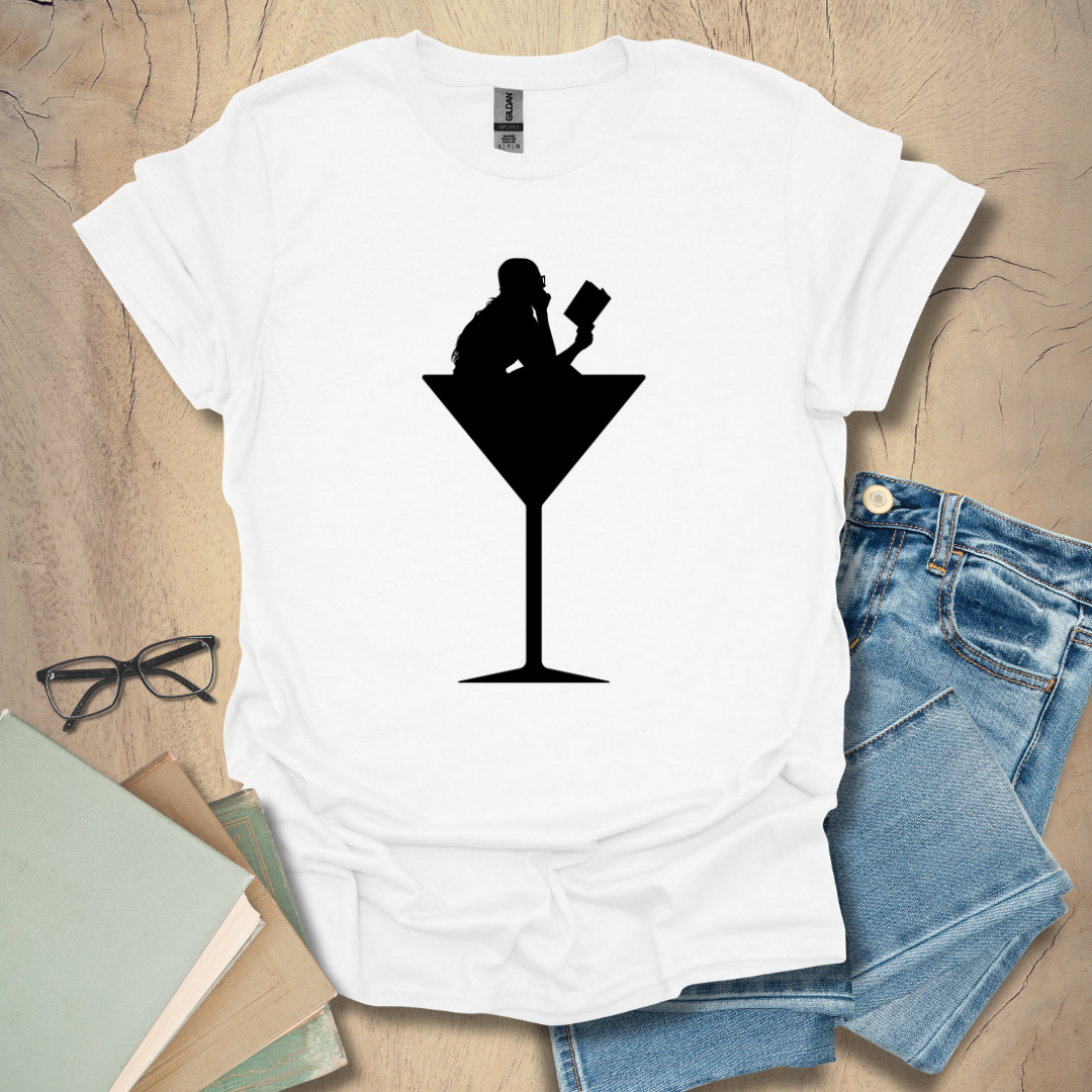 Reading In A Martini Tee