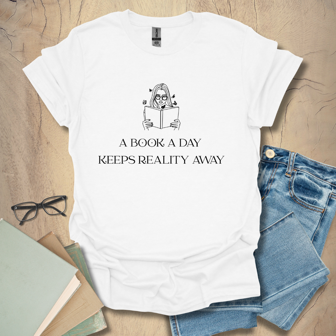 A Book A Day Keeps Reality Away - Soft Girl Tee