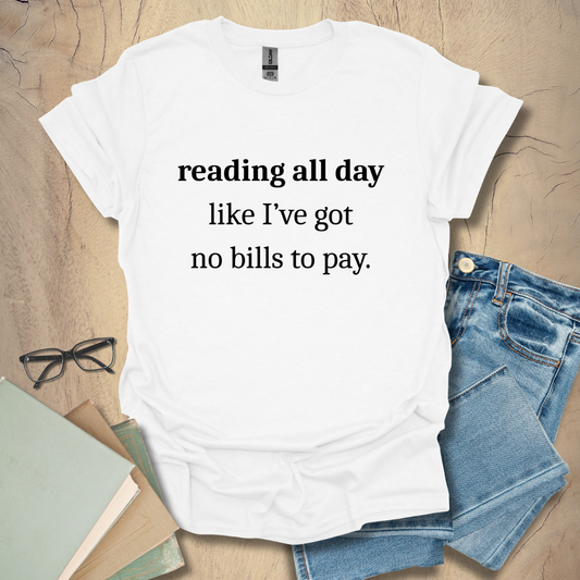 Reading All Day Tee